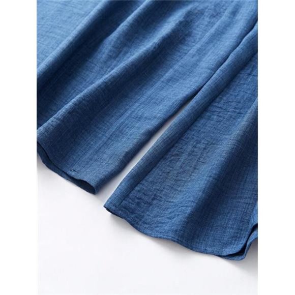 Women's Wide Leg Pants - Picture 5 of 7